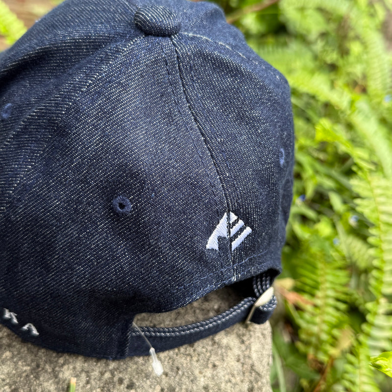 ARAKA DENIM LOGO CAP-INDIGO