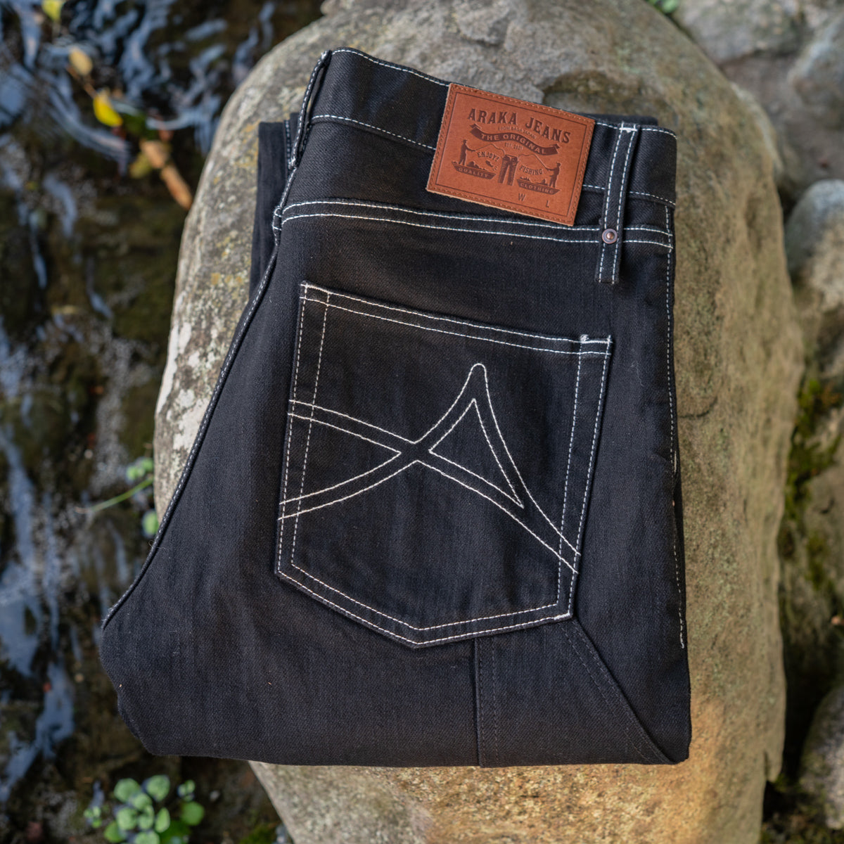 ARAKA ジーンズ 24インチ ARAKA JEANS ver. 2.0 - BLACK