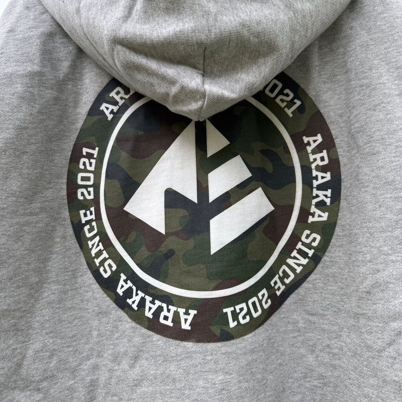 ARAKA CIRCLE LOGO ZIP HOODIE (KAMO)