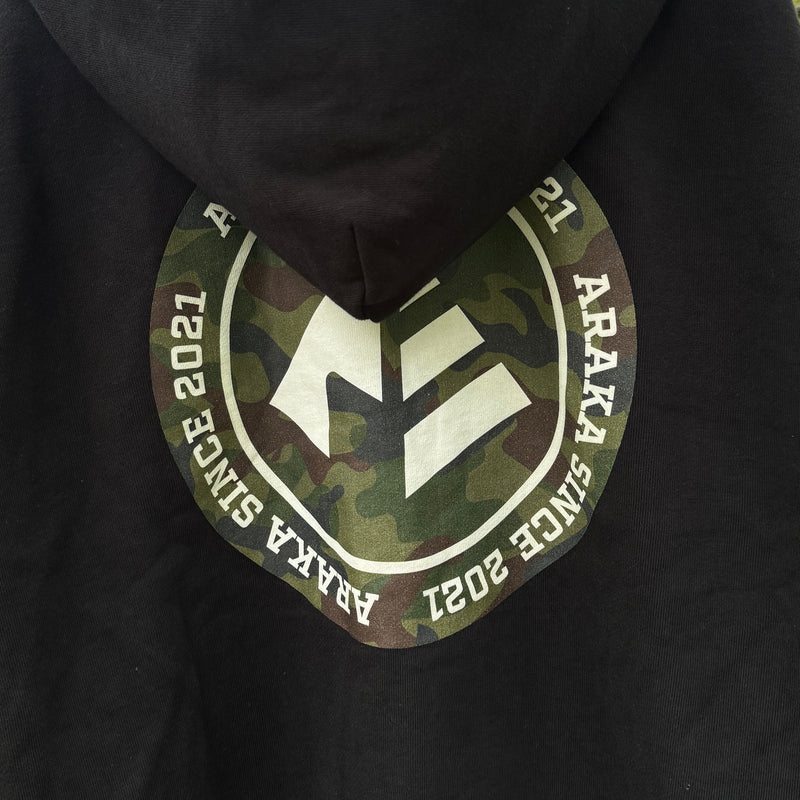 ARAKA CIRCLE LOGO ZIP HOODIE (KAMO)