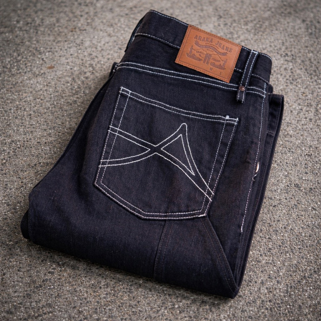 ARAKA JEANS PRO コーデュラデニム ペインターパンツ size32 ARAKA JEANS ver. 2.0 - BLACK