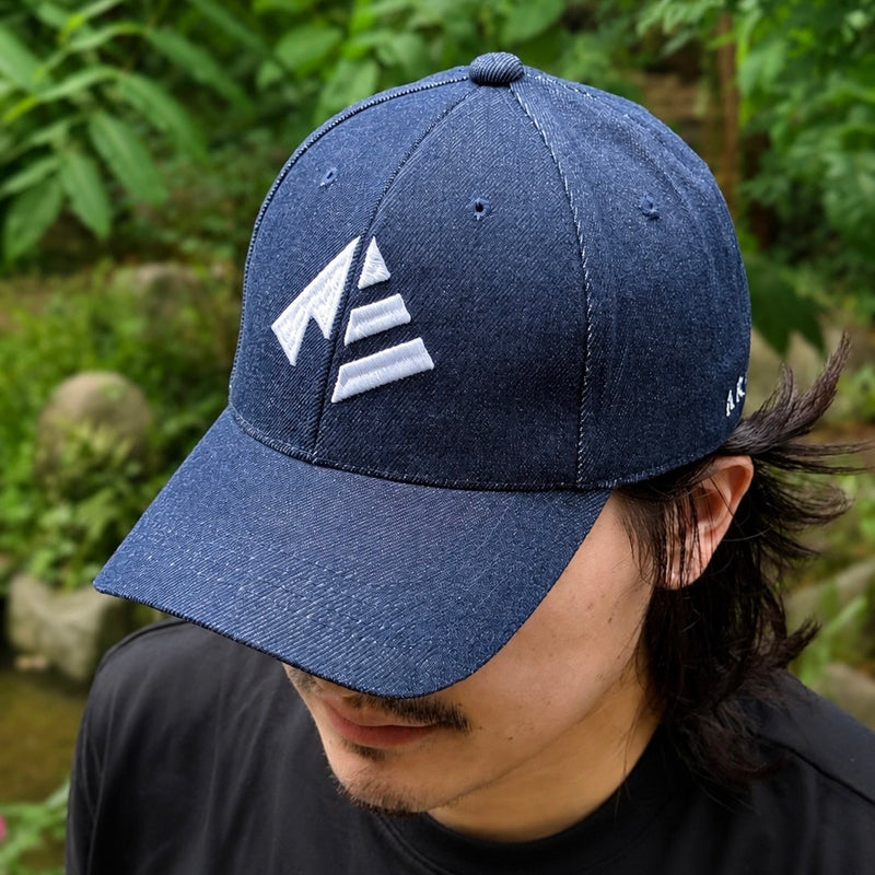 ARAKA DENIM LOGO CAP-INDIGO