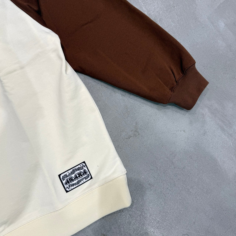ARAKA TWO-TONE RAGLAN CREWNECK