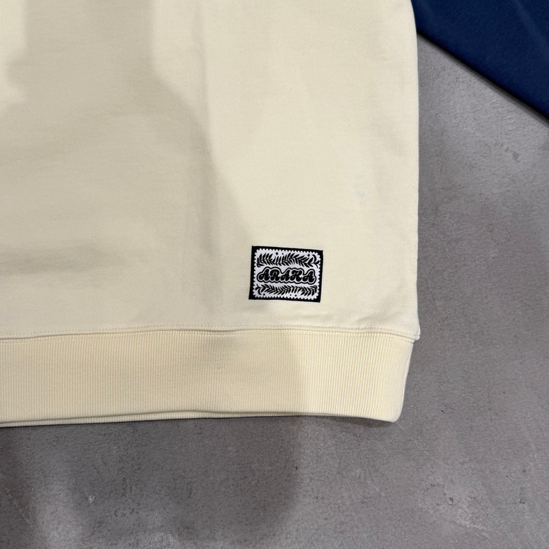 ARAKA TWO-TONE RAGLAN CREWNECK