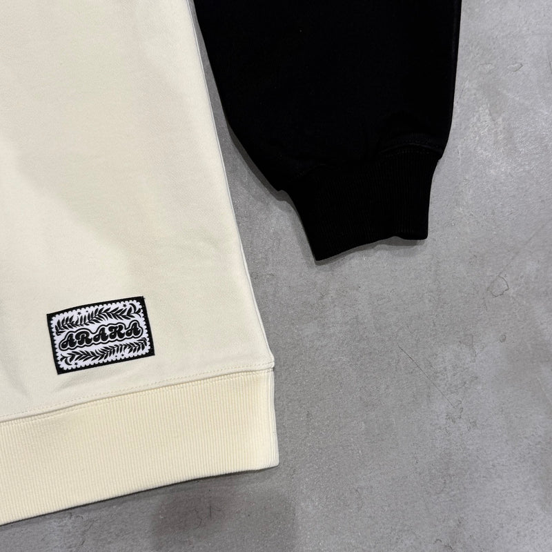 ARAKA TWO-TONE RAGLAN CREWNECK