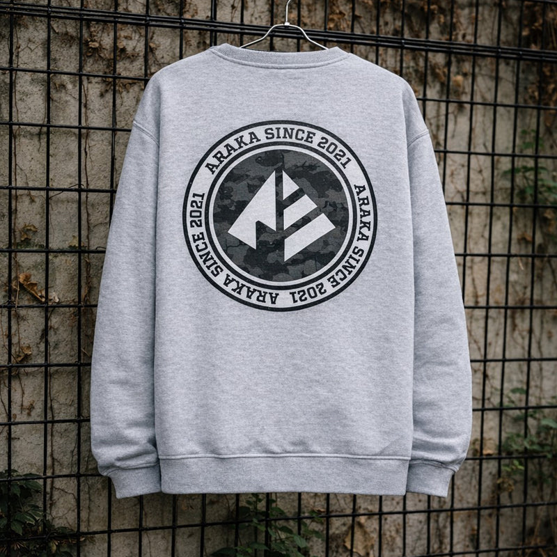ARAKA CIRCLE LOGO PULLOVER CAMO
