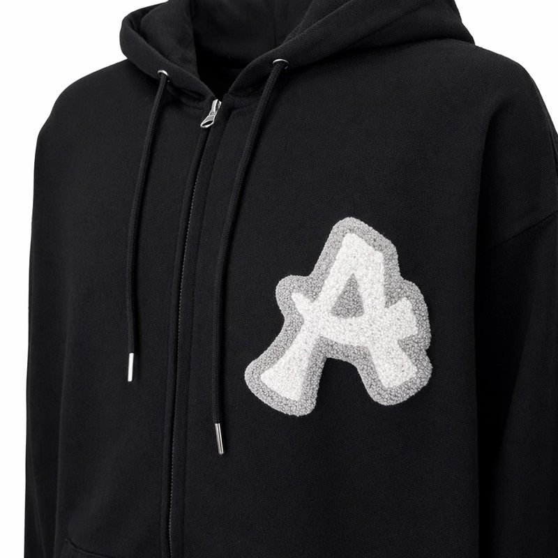 ARAKA LAYERED PATCH ZIP HOODIE