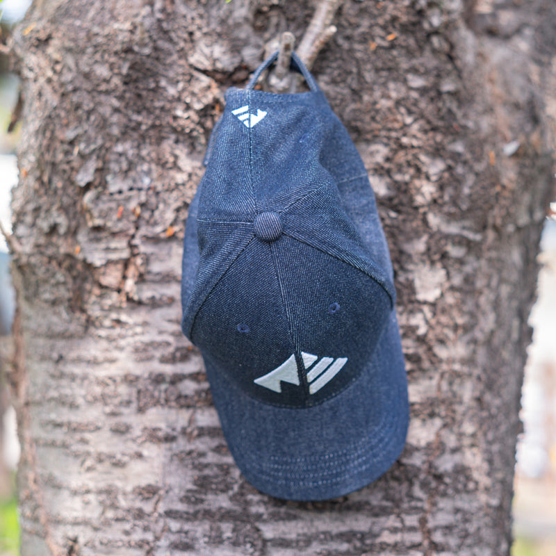ARAKA DENIM LOGO CAP-INDIGO